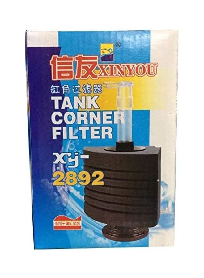 XinYou Aquarium Water Corner Filter Black/Clear 14.5cm  - Image 2