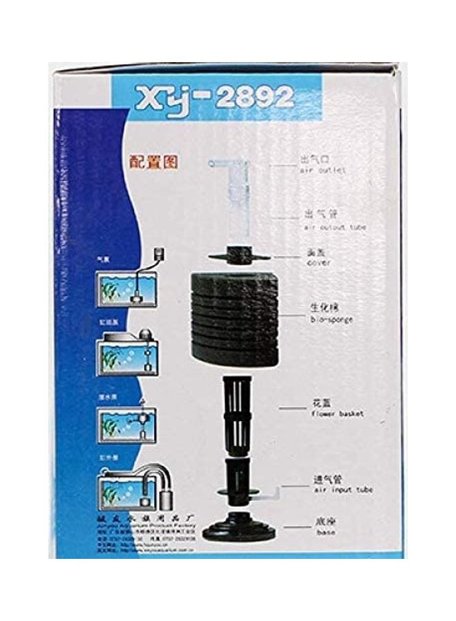 XinYou Aquarium Water Corner Filter Black/Clear 14.5cm  - Image 3