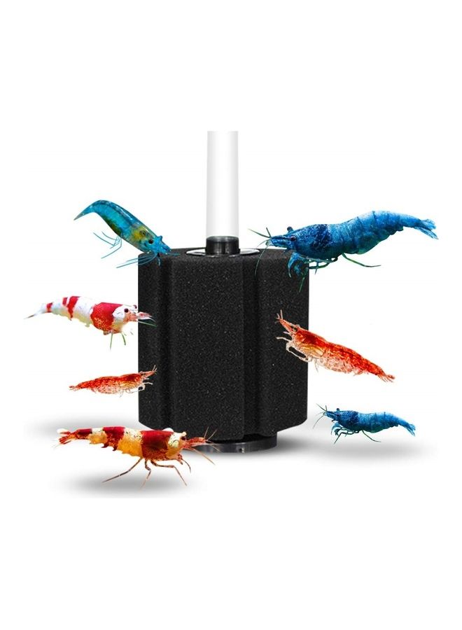 XinYou Aquarium Bio Corner Sponge Filter Black 16.5cm  - Image 1