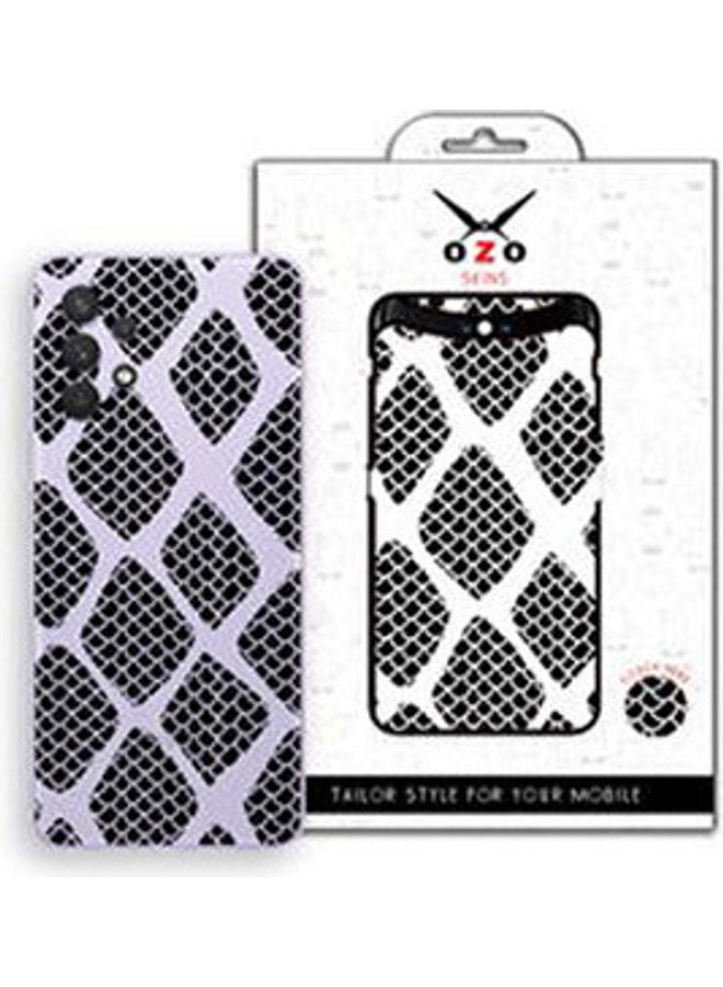 Ray Transparent Snake Effect  Skin For Samsung Galaxy A32 Black/White - Image 1