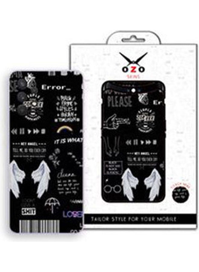 Varied Graphics White Wing Sticker For  Samsung Galaxy A32 Multicolour - Image 1