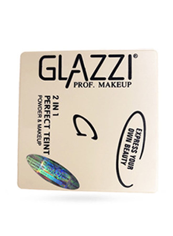 جلازي بودرة مضغوطة 2 في 1 لتثبيت المكياج رقم 16 بني . بني - Image 3