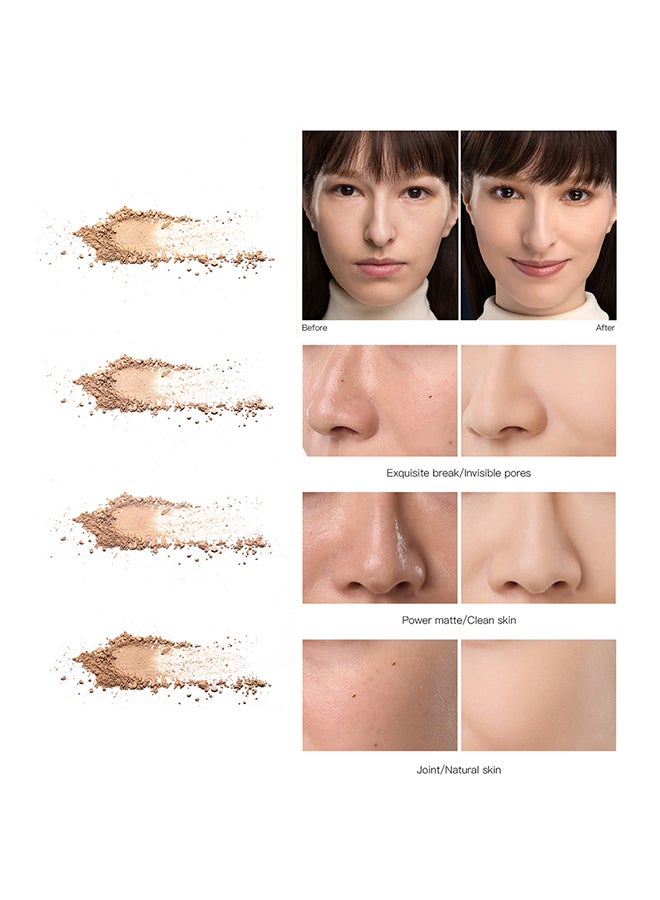 جلازي بودرة مضغوطة 2 في 1 لتثبيت المكياج رقم 16 بني . بني - Image 4