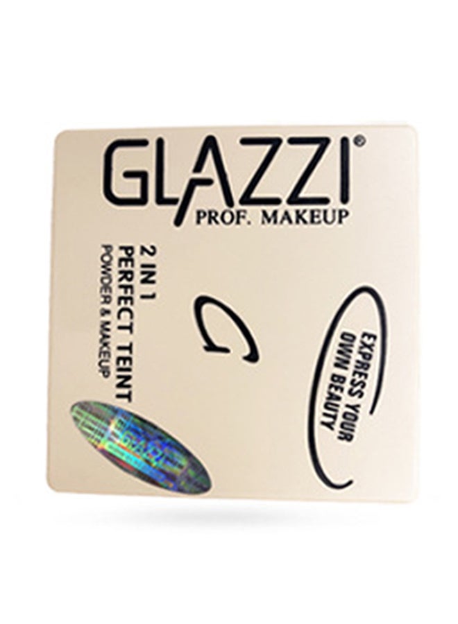 جلازي بودرة مدمجة 2 في 1 لتثبيت المكياج - رقم 17 بني - Image 3