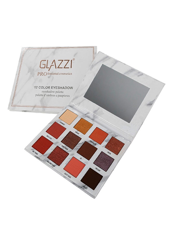 جلازي علبة ظلال عيون مكونة من 12 لوناً متعدد الألوان - Image 1