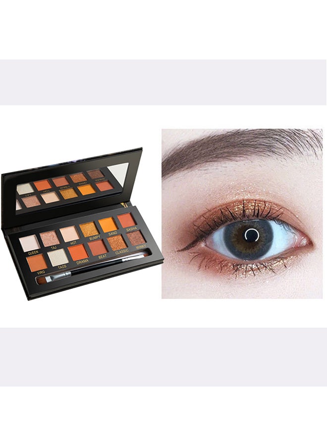 جلازي علبة ظلال عيون أنيمال بألوان لامعة وغير لامعة رقم 1 مكونة من 12 لوناً تايجر بليت - Image 4