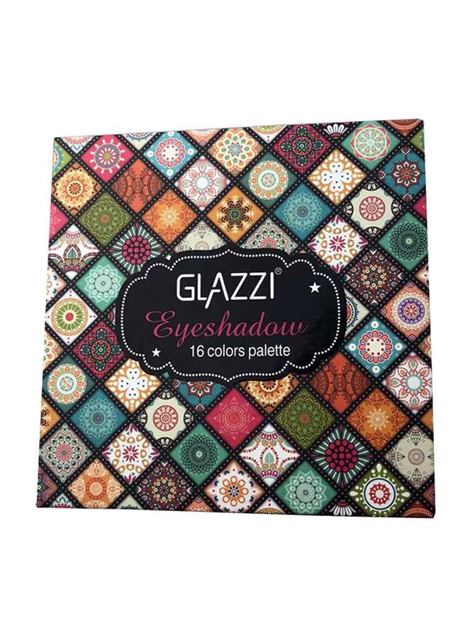 جلازي علبة ظل عيون مكونة من 16 لون Gz-16 - Image 2