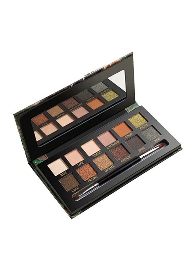 جلازي علبة ظلال عيون أنيمال بألوان لامعة وغير لامعة رقم 2 مكونة من 12 لوناً بير بليت - Image 1