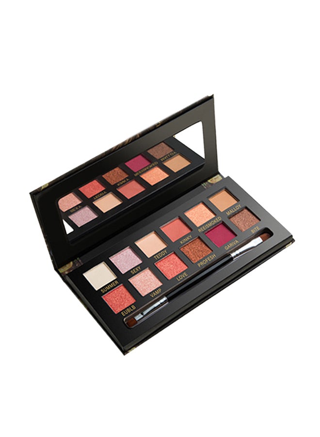 جلازي علبة ظلال عيون أنيمال بألوان لامعة وغير لامعة مكونة من 12 لونا إيجل بلايت - Image 1