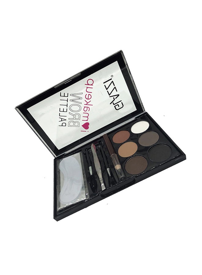 جلازي مجموعة بودرة حواجب مكونة من 6 ألوان مكس-1 - Image 1