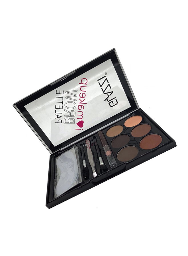 جلازي مجموعة بودرة حواجب مكوّنة من 6 ألوان Mix-2 - Image 1