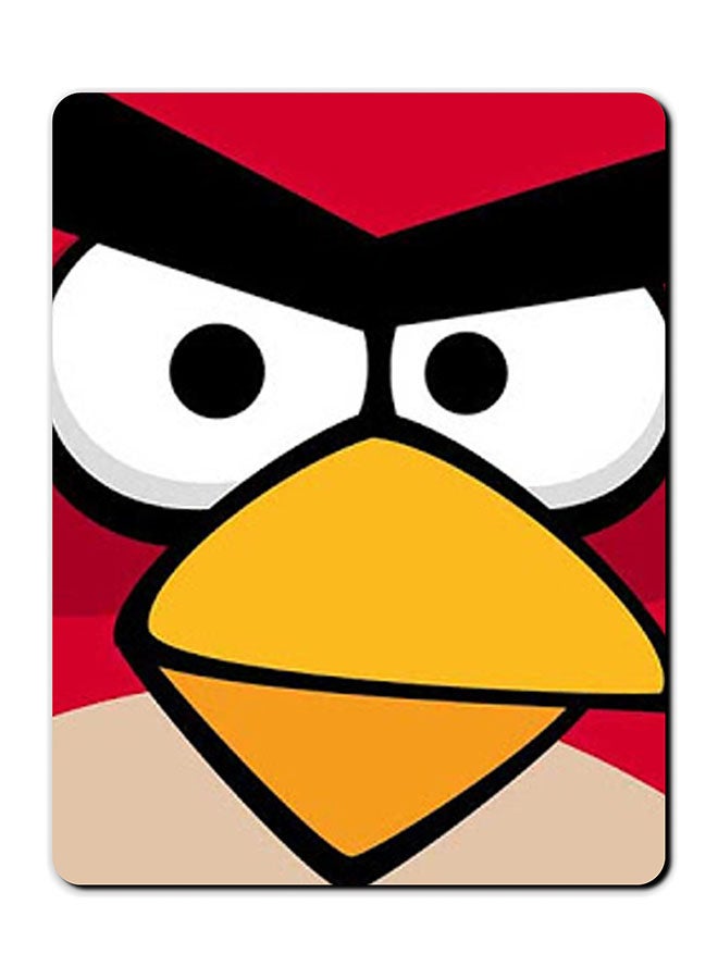 Theodor Angry Bird Smooth Surface Printed Anti-Slip Mousepad Multicolour
