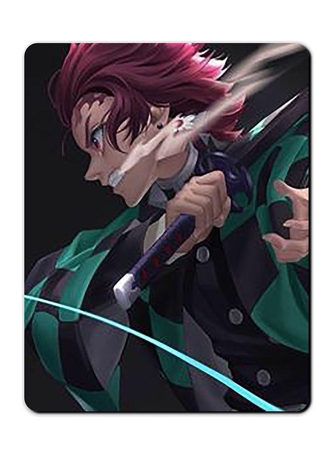 لوحة ماوس مضادة للانزلاق بسطح أملس وبطبعة مستوحاة من الرسوم المتحركة "5" منتج متعدد الألوان