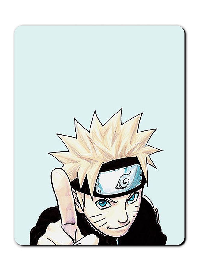 Theodor Anime Naruto 2 Smooth Surface Printed Anti-Slip Mousepad Multicolour