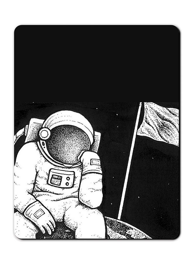 Theodor Astronaut Smooth Surface Printed Anti-Slip Mousepad Multicolour