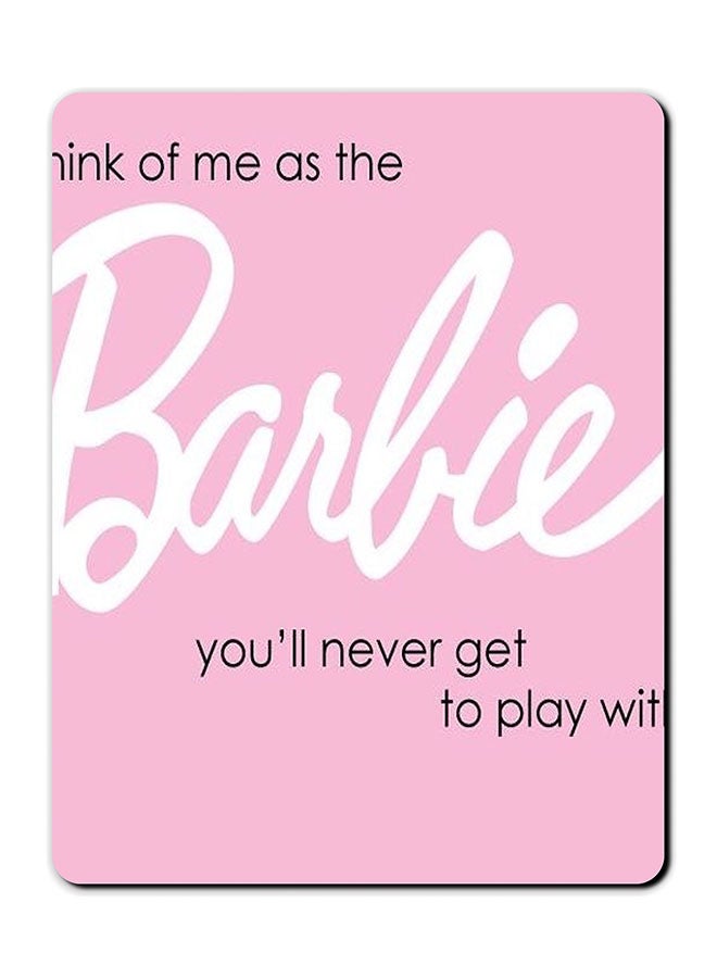 Theodor - Barbie Smooth Surface Printed Anti-Slip Mousepad Multicolour - Image 1