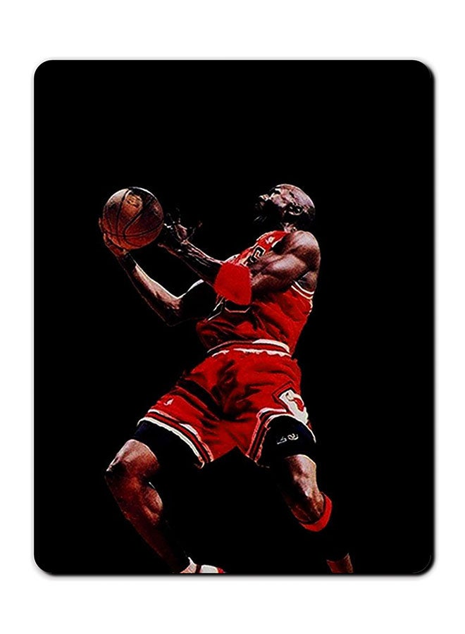 Theodor Baskettball Smooth Surface Printed Anti-Slip Mousepad Multicolour