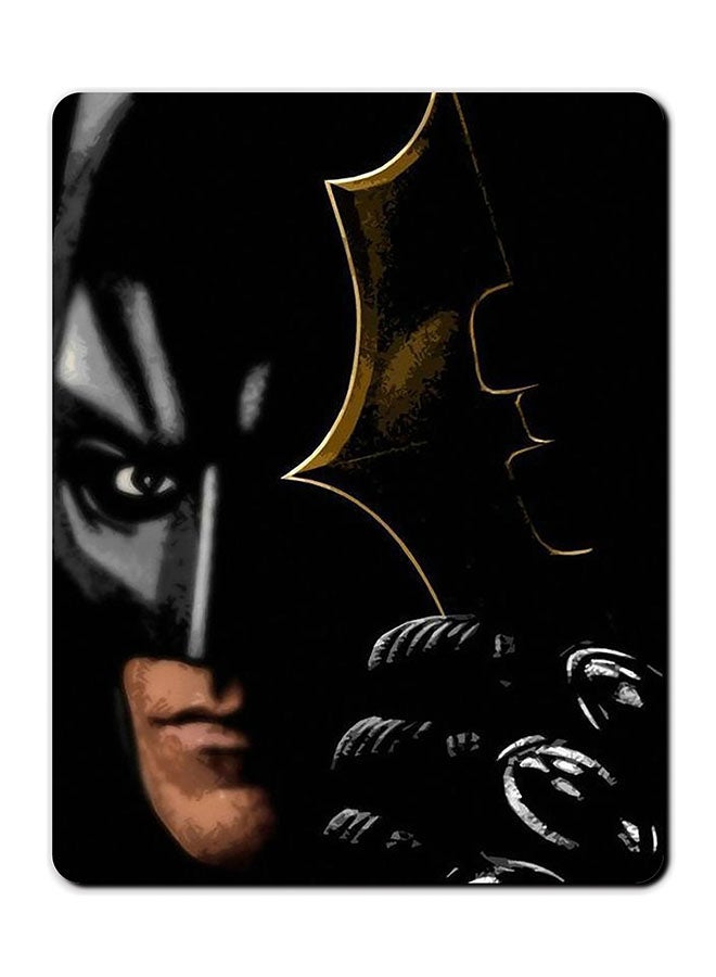 ثيودور لوحة ماوس مضادة للانزلاق بسطح أملس وتصميم وجه خفاش. منتج متعدد الألوان