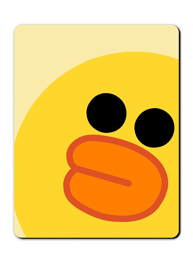 Big Duck Smooth Surface Printed Anti-Slip Mousepad Multicolour
