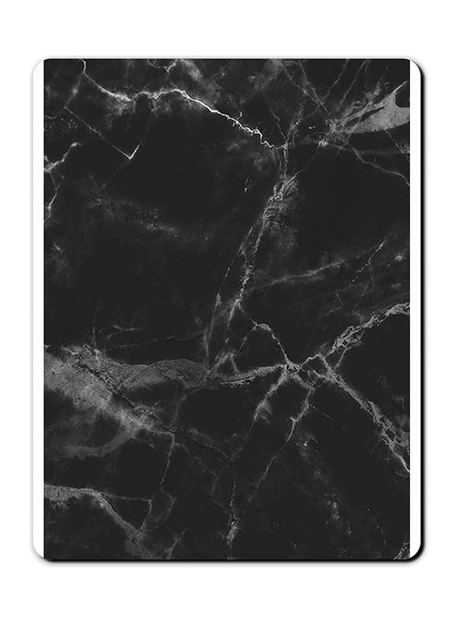 ثيودور لوحة ماوس مضادة للانزلاق بتصميم رخامي بسطح أملس أسود