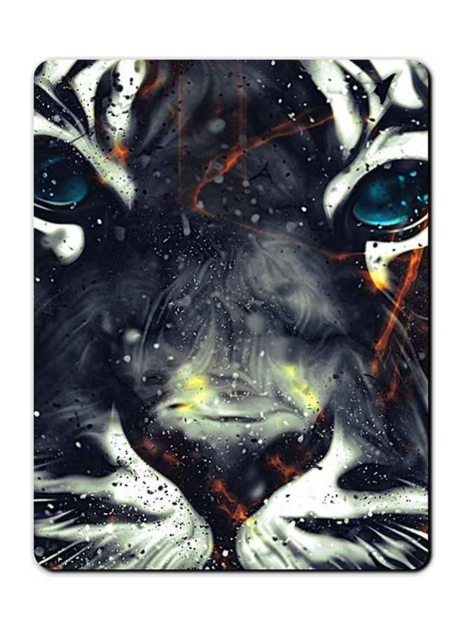 Theodor Tiger Smooth Surface Printed Anti-Slip Mousepad Multicolour