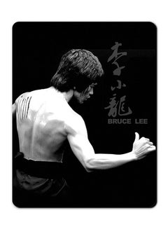 Theodor Black And White Brucelee Smooth Surface Printed Anti-Slip Mousepad Multicolour  - Image 1