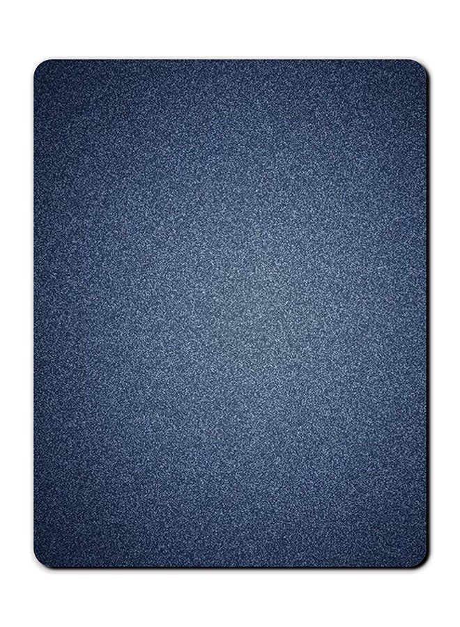Theodor Blue Texture Smooth Surface Printed Anti-Slip Mousepad Multicolour