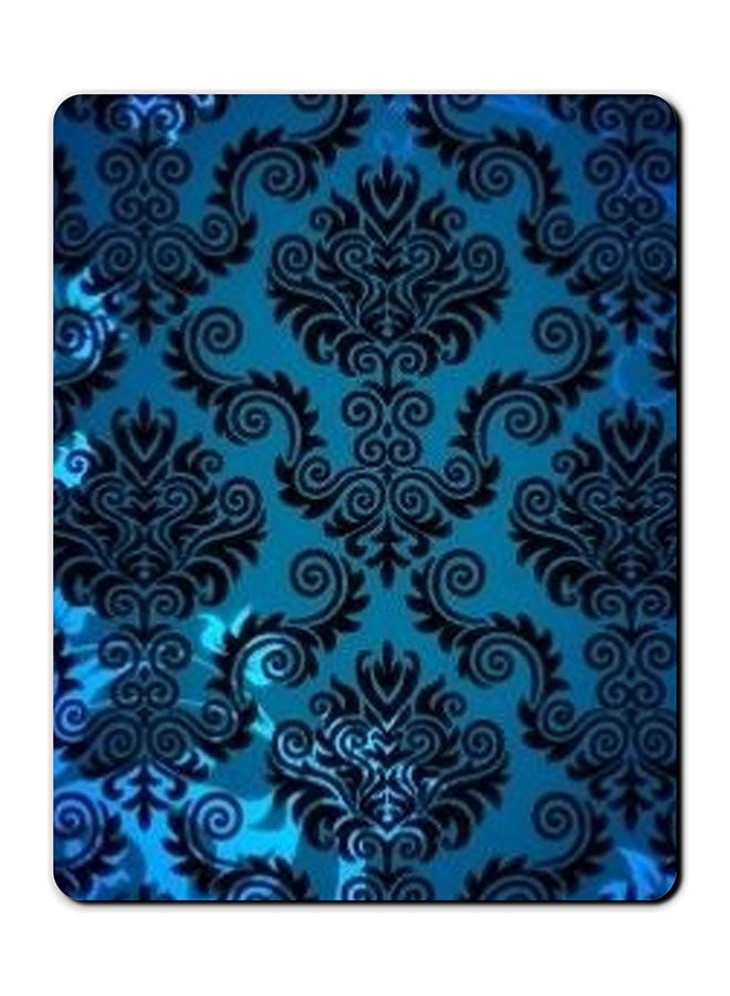 Theodor Blue Carpet Smooth Surface Printed Anti-Slip Mousepad Multicolour