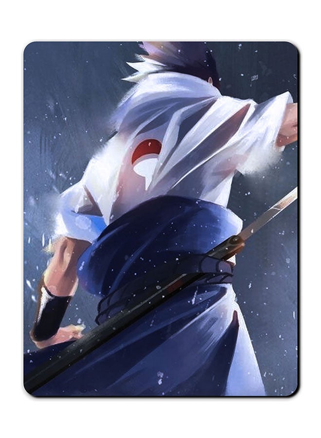 Theodor Blue Landscape Smooth Surface Printed Anti-Slip Mousepad Multicolour