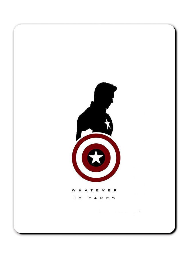 ثيودور لوحة ماوس مضادة للانزلاق بطبعة شخصية كابتن أمريكا متعدد الألوان
