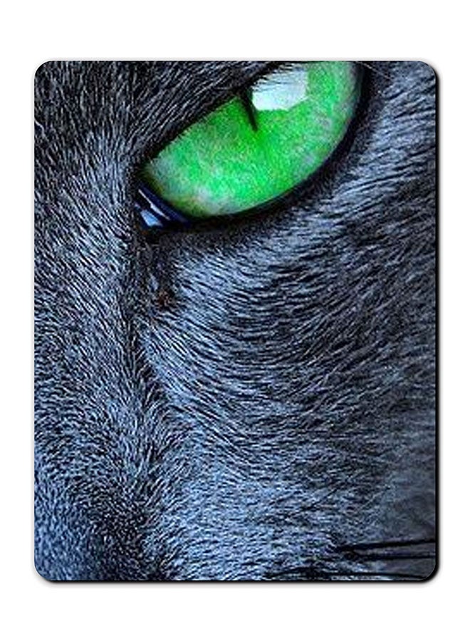Theodor Cat Eye Printed Anti Slip Mousepad Multicolour