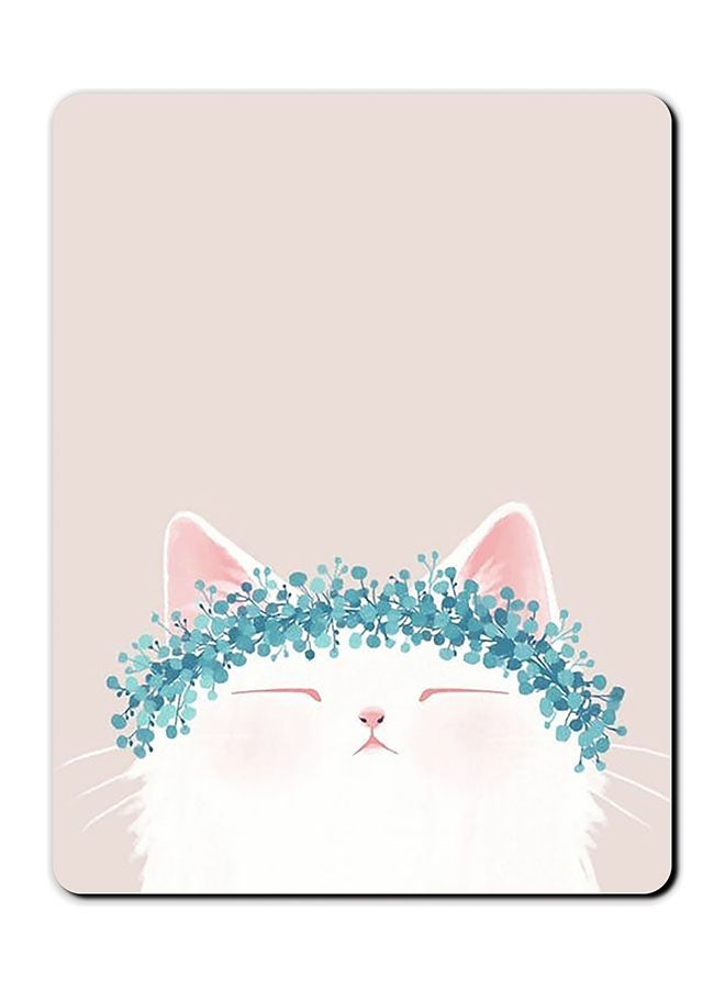 Theodor Cat Queen Printed Anti Slip Mousepad Multicolour