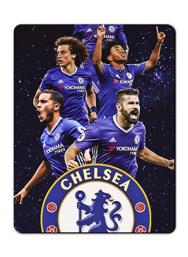 Theodor Chelsea Player Photos Printed Anti Slip Mousepad Multicolour