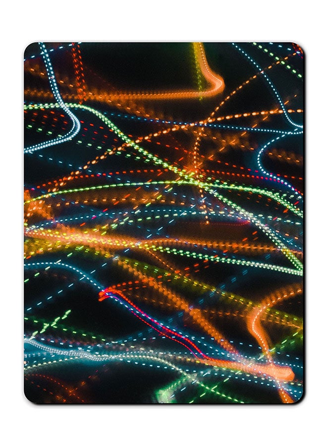 Theodor Colourful Lines Printed Anti-Slip Mousepad Multicolour