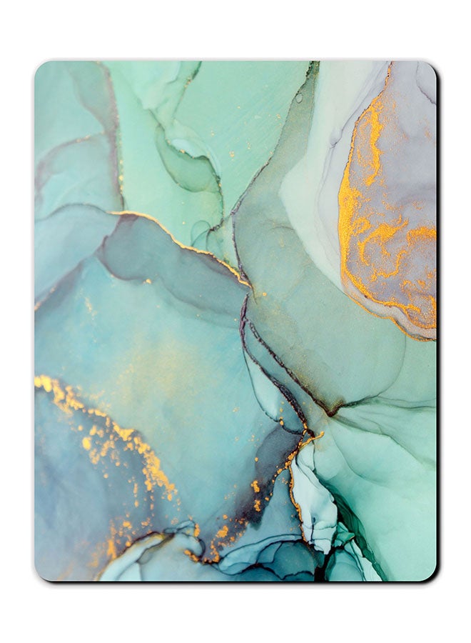 Crack Lines Printed Anti-Slip Mousepad Multicolour