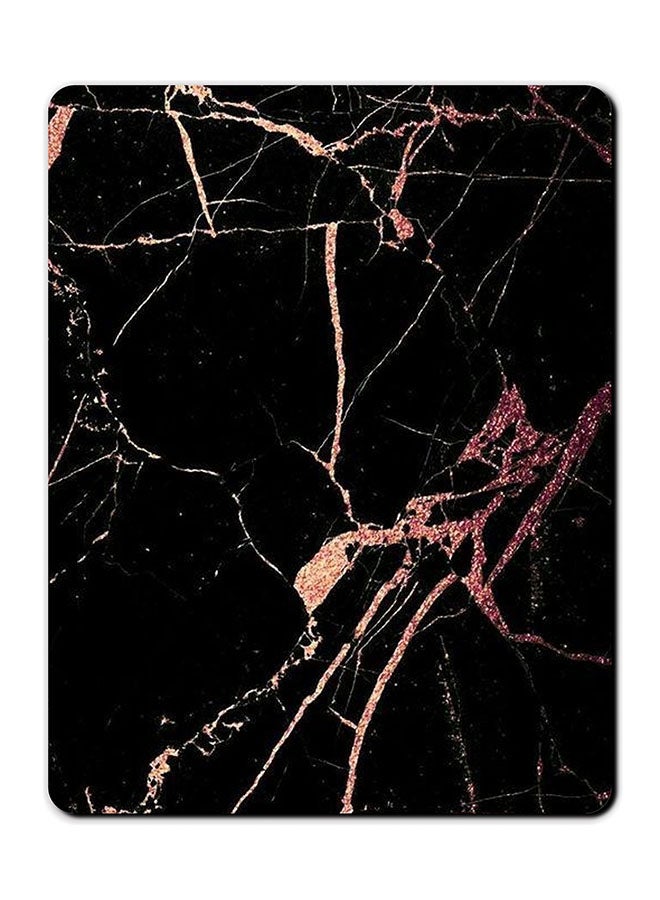 Theodor Crack Marble Pattern Printed Anti-Slip Mousepad Multicolour