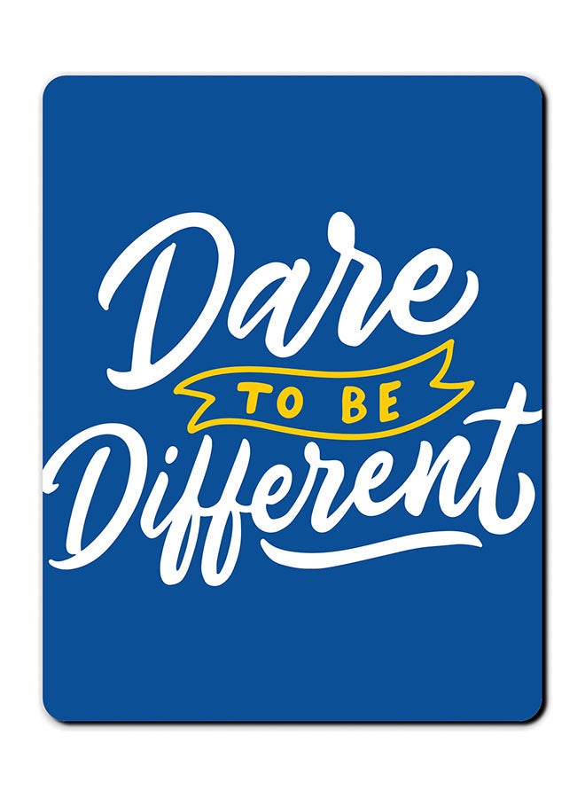 Theodor Dare To Be Different Printed Anti-Slip Mousepad Multicolour