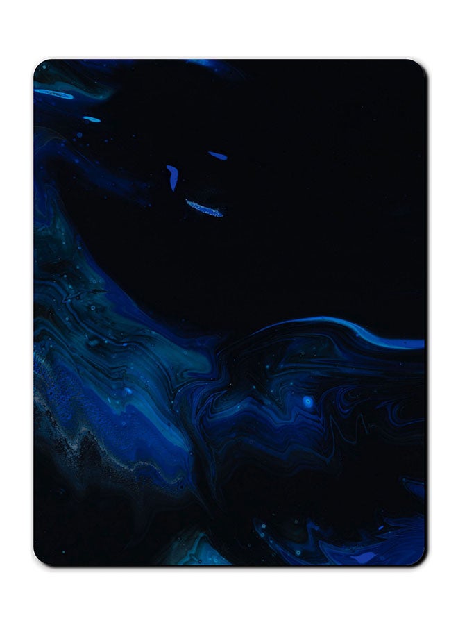 Theodor Wave Pattern Printed Anti-Slip Mousepad Multicolour