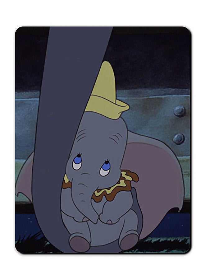 Theodor Disney Elephant Printed Anti-Slip Mousepad Multicolour