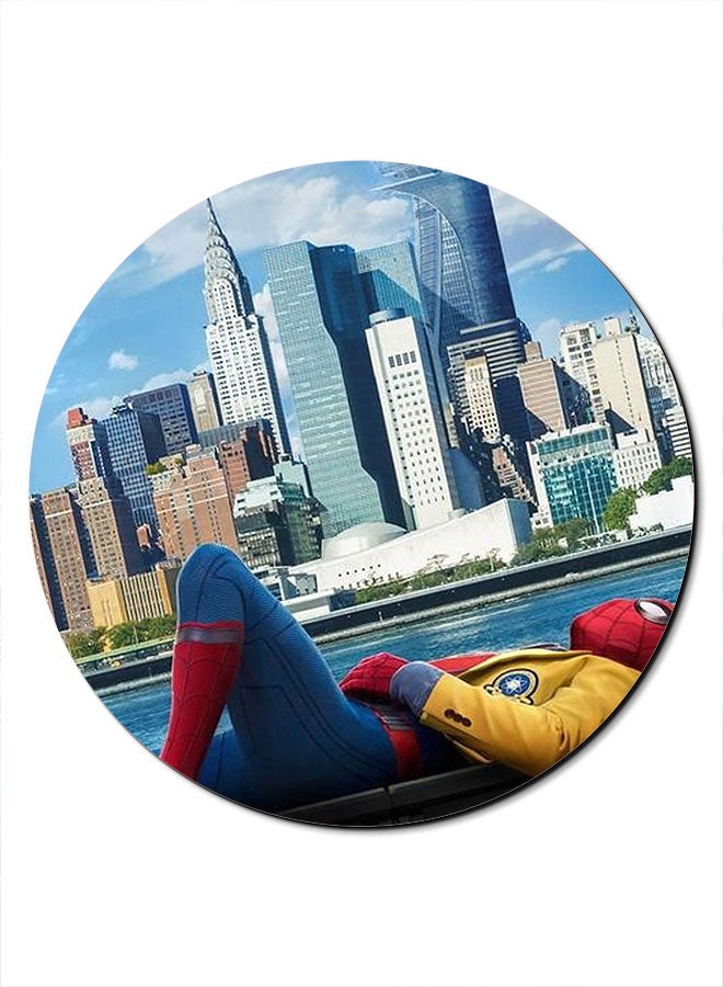 Theodor Spiderman In Jacket Printed Smooth Anti-Slip Mousepad Multicolour  - Image 1