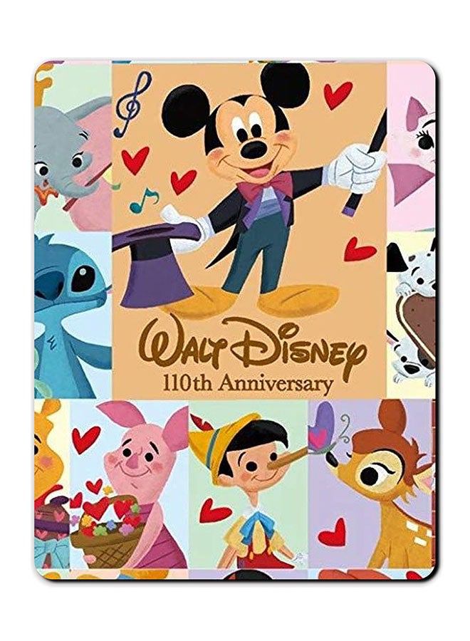 Theodor Disney Family Printed Anti-Slip Mousepad Multicolour