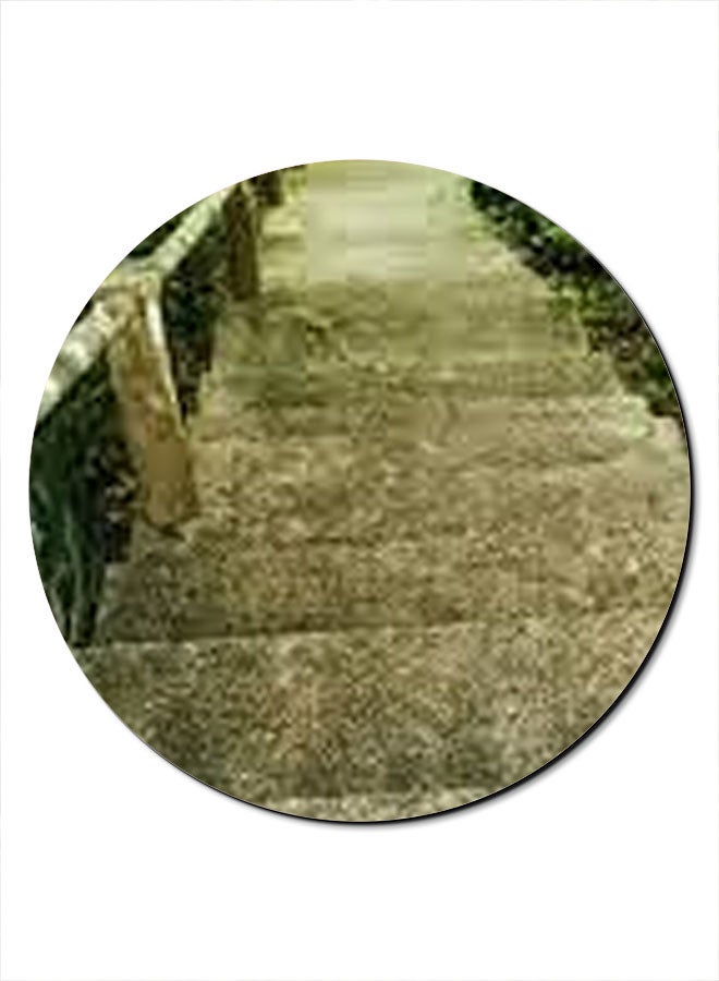 Theodor Staircase Printed Smooth Anti-Slip Mousepad Green/Black - Image 1