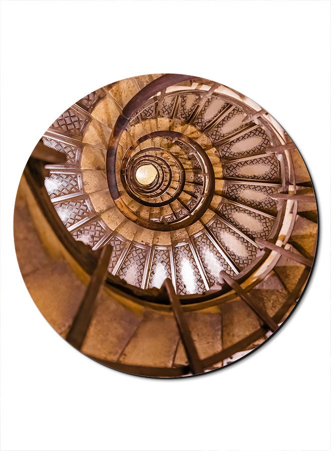 Theodor Staircase Printed Smooth Anti-Slip Mousepad Brown/Black - Image 1