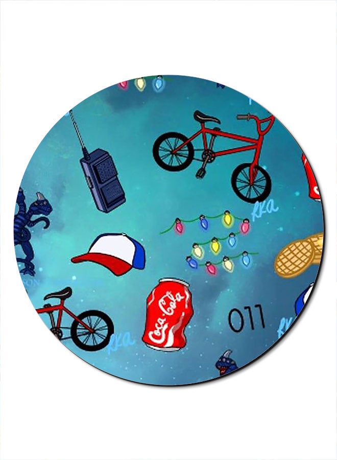 ثيودور لوحة ماوس ناعمة مضادة للانزلاق مطبوعة بعبارة "Stranger Things" متعدد الألوان - Image 1