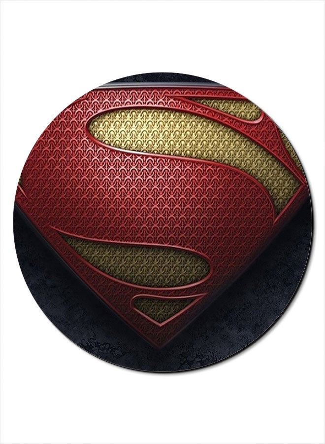 Theodor Superman Printed Smooth Anti-Slip Mousepad Red/Yellow/Black - Image 1