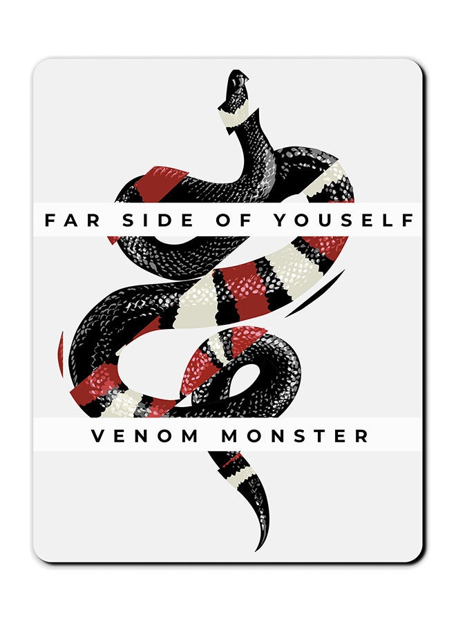 ثيودور لوحة ماوس مضادة للانزلاق مطبوعة بعبارة "Far Side Of Youself" منتج متعدد الألوان - Image 1