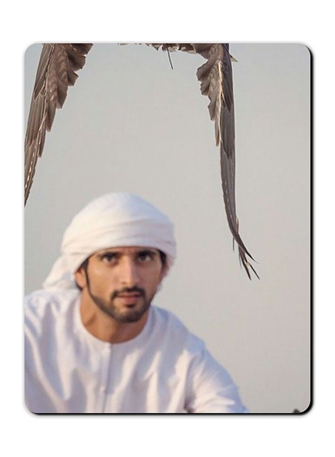 Theodor Fazza Eagle Printed Anti-Slip Mousepad Multicolour