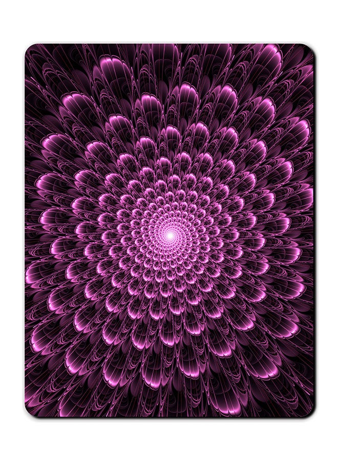 Theodor Feather Texture Printed Anti-Slip Mousepad Multicolour