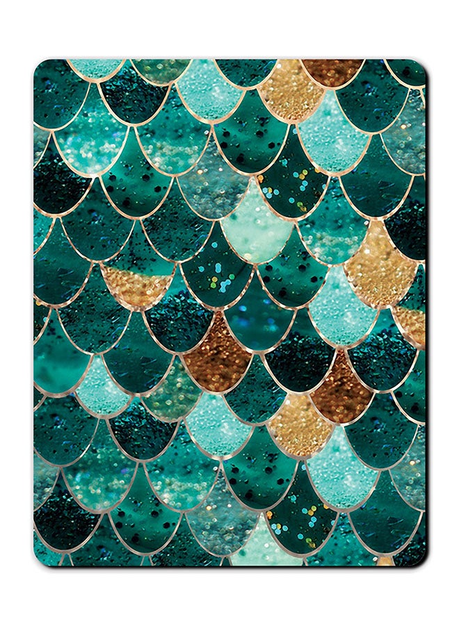 Theodor Fish Gills Pattern Printed Anti-Slip Mousepad Multicolour - Image 1