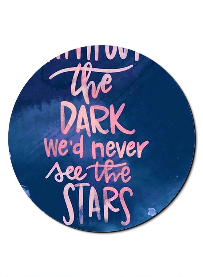 Theodor Smooth Surface Printed Anti-Slip Mousepad Blue/Pink - Image 1